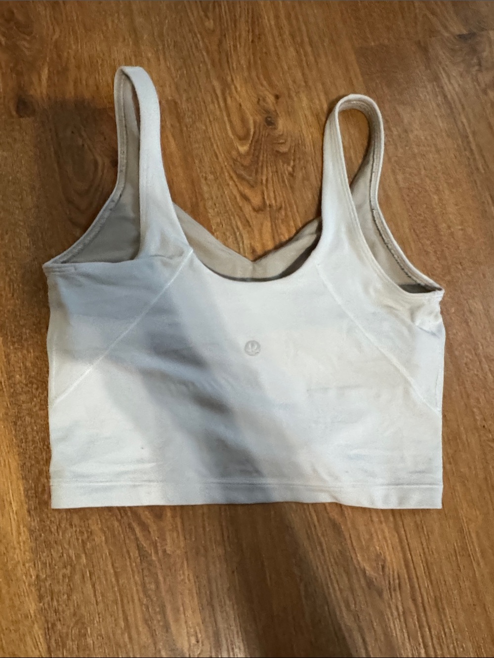 lululemon athletica Light Beige Seamless Crop Sports Bra